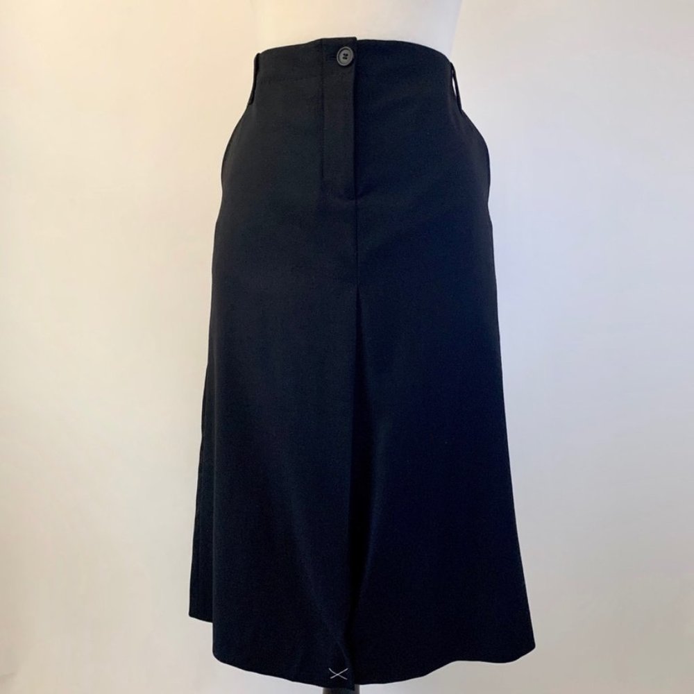 J. Crew Black Wool Dress Skirt